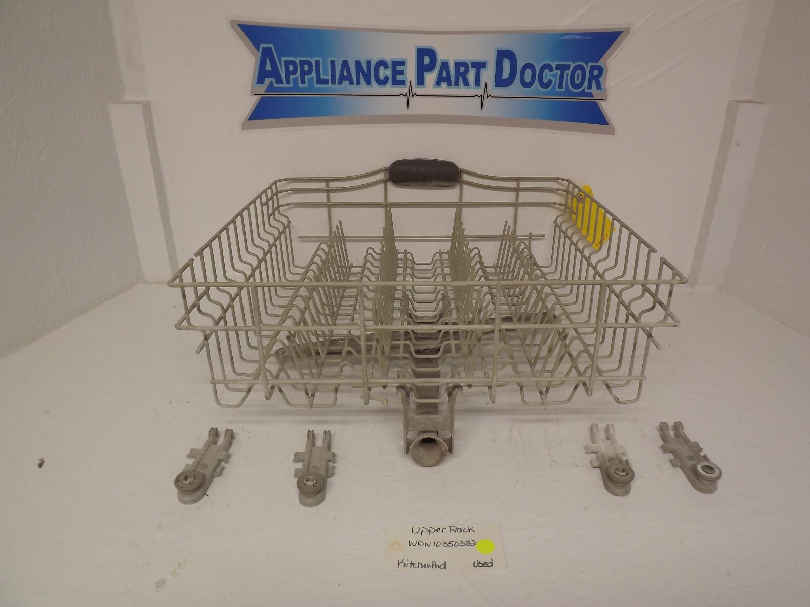 KitchenAid Dishwasher WPW10350382 Upper Rack Used KitchenAid Dishwasher WPW10350382 Upper Rack Used